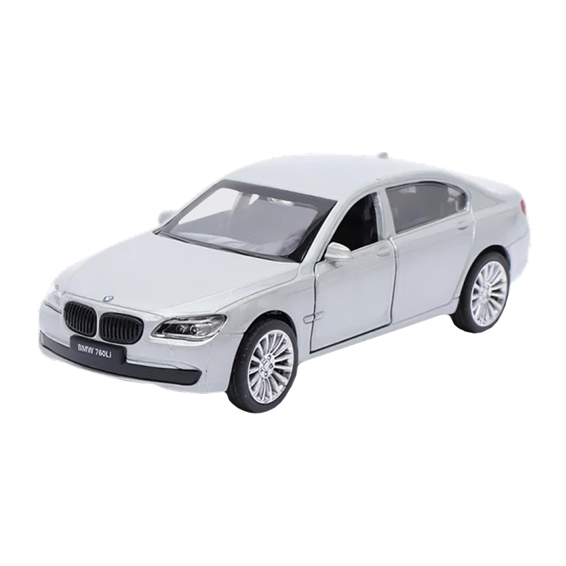 Машинка Автопром BMW 760 LI 1:43 Silver - Retromagaz