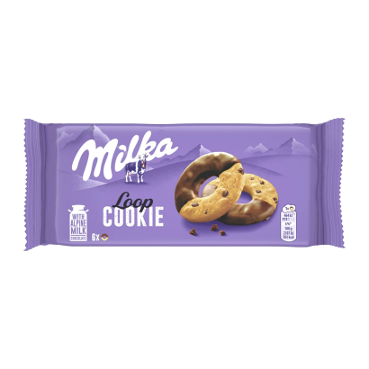 Печенье Milka Loop Cookie 132g - Retromagaz