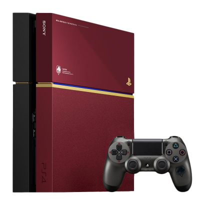 Консоль Sony PlayStation 4 CUH-12хх Metal Gear Solid V: The Phantom Pain Limited Edition 500GB Black Red Б/У - Retromagaz