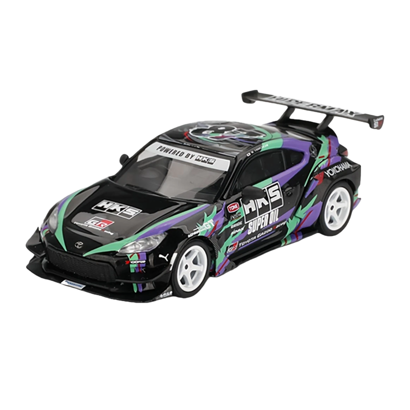 Машинка Premium MINI GT Toyota GR86 HKS TYPE R 2022 Tokyo Auto Salon 1:64 MGT01005 Blue - Retromagaz
