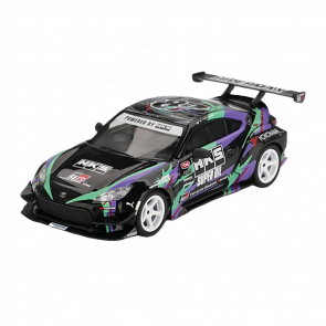 Машинка Premium MINI GT Toyota GR86 HKS TYPE R 2022 Tokyo Auto Salon 1:64 MGT01005 Blue - Retromagaz