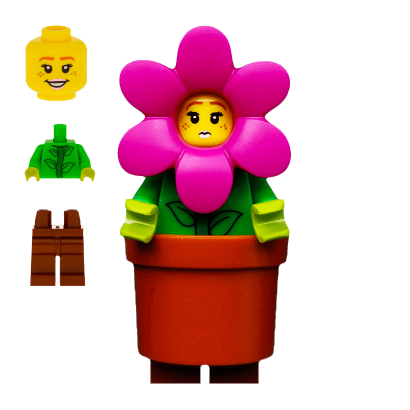 Фигурка Lego Flowerpot Girl Collectible Minifigures Series 18 col325 1 Б/У - Retromagaz