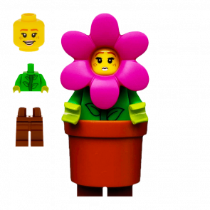 Фігурка Lego Series 18 Flowerpot Girl Collectible Minifigures col325 1 Б/У