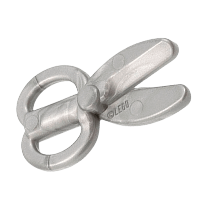 Другое 4шт Lego Scissors 18920 6096993 Flat Silver Б/У - Retromagaz