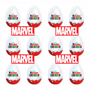 Набор Шоколадное Яйцо 12шт Kinder Surprise Marvel 20g