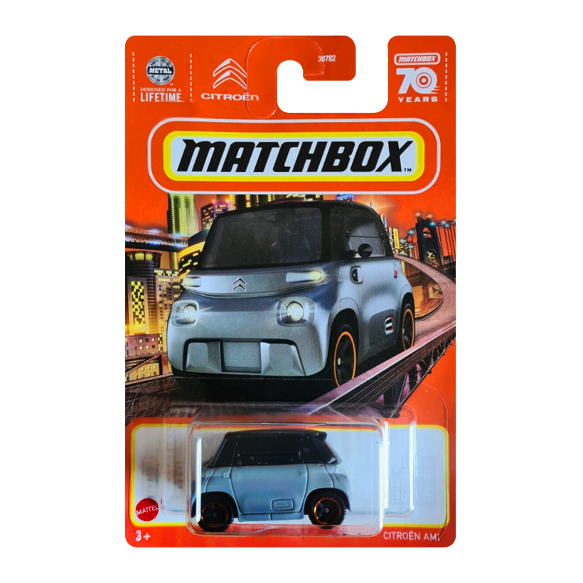 Тематическая Машинка Matchbox 2021 Citroën Ami France 1:64 HVV05/HVV31 Grey - Retromagaz