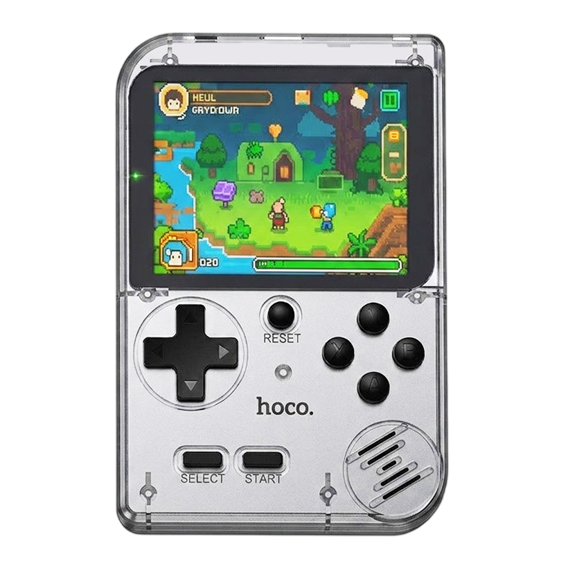 Лакомства Hoco GA40 Brilliant Vertical Screen Handheld Game Console Grey - Retromagaz