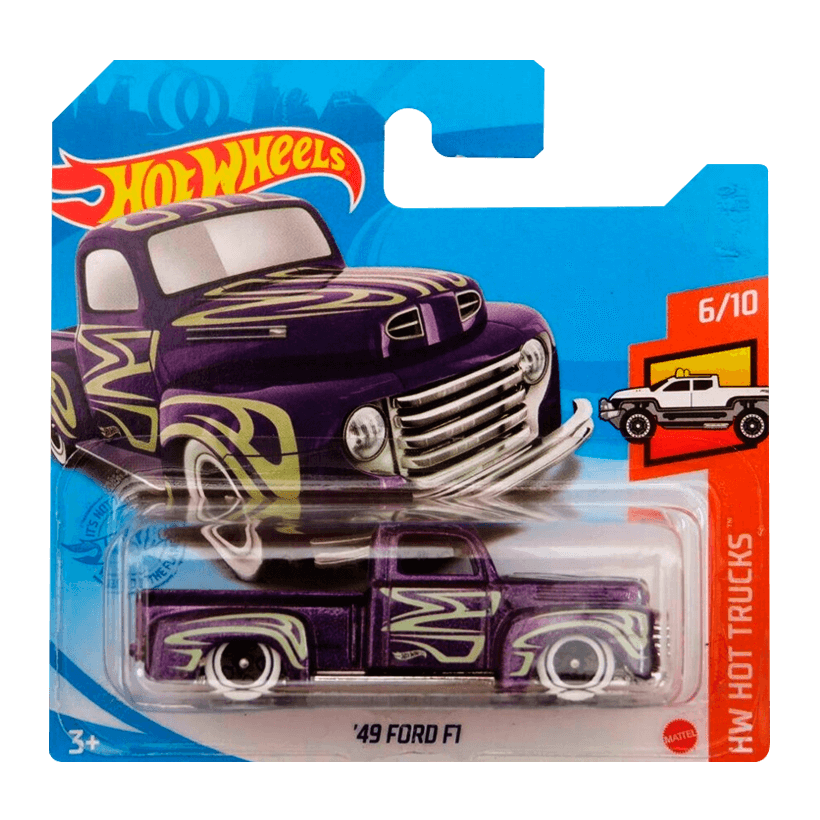 Машинка Базовая Hot Wheels '49 Ford F1 Hot Trucks 1:64 GRY95 Purple - Retromagaz