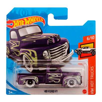 Машинка Базова Hot Wheels '49 Ford F1 Hot Trucks 1:64 GRY95 Purple - Retromagaz