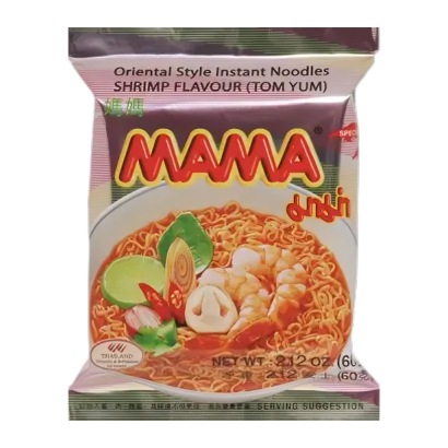 Локшина Mama Том Ям Оригінальна Гостра 60g - Retromagaz