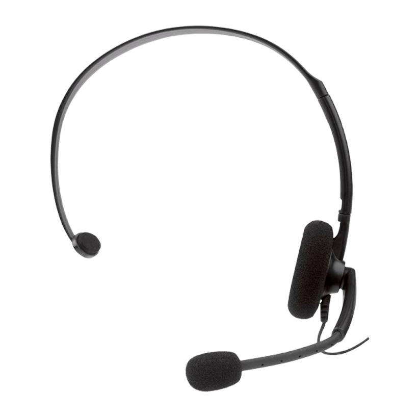 Гарнитура Проводной Microsoft Xbox 360 Mono Chat Black Б/У - Retromagaz
