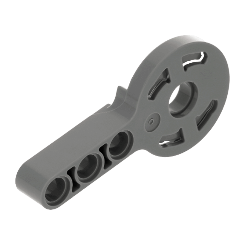 Technic 10шт Lego Другое Rotation Joint Disk and 3L Liftarm 44224 4182751 Dark Bluish Grey Б/У - Retromagaz