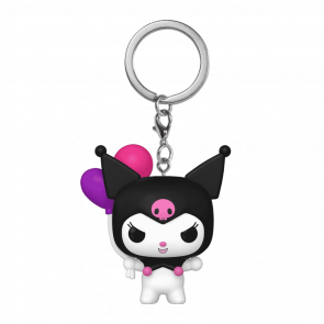 Брелок FUNKO POP! Хелоу Кітті Куромі Hello Kitty Kuromi with Balloons 102mm 77394 - Retromagaz