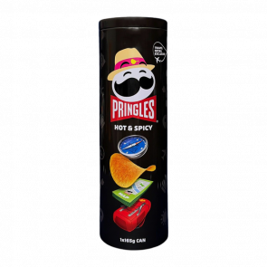 Чипсы Pringles Hot & Spicy Ж/Б 165g