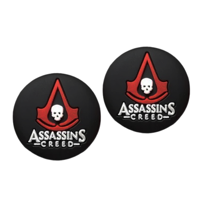 Накладки на Стики RMC Assassins Creed PS 5 4 3 2 1 Xbox Series One 360 Black 2шт - Retromagaz