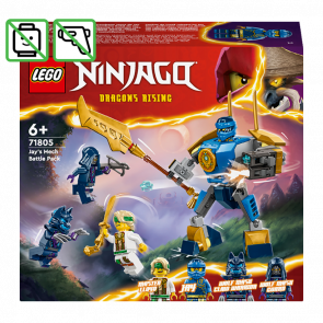 Конструктор Lego Боевой Набор Робота Джея Ninjago 71805 Без Фигурок Новый - Retromagaz