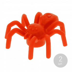 Фігурка Lego Spider with Elongated Abdomen Animals Земля 29111 6177419 6218799 Red 2шт Б/У