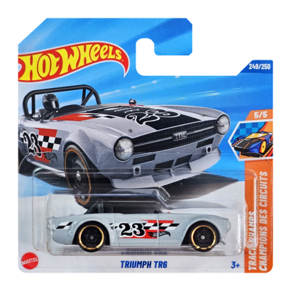 Машинка Базовая Hot Wheels Triumph TR6 Treasure Hunts Track Champs 1:64 JBC34 Grey Машинка Базовая Hot Wheels Triumph TR6 Treasure Hunts Track Champs 1:64 JBC34 Grey - Retromagaz