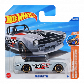 Машинка Базова Hot Wheels Triumph TR6 Treasure Hunts Track Champs 1:64 JBC34 Grey Машинка Базова Hot Wheels Triumph TR6 Treasure Hunts Track Champs 1:64 JBC34 Grey - Retromagaz