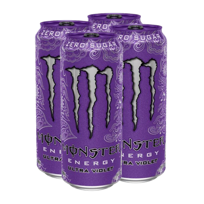Набір Напій Енергетичний 4шт Monster Energy Ultra Violet 500ml - Retromagaz