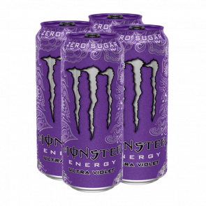 Набор Напиток Энергетический 4шт Monster Energy Ultra Violet 500ml Набор Напиток Энергетический 4шт Monster Energy Ultra Violet 500ml - Retromagaz
