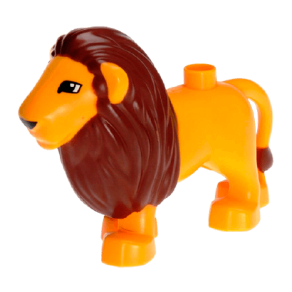 Фигурка Lego Duplo Animals Lion Eyes Squared Pattern 4325c01pb01 1 4281534 4569320 6019774 Б/У Нормальный - Retromagaz