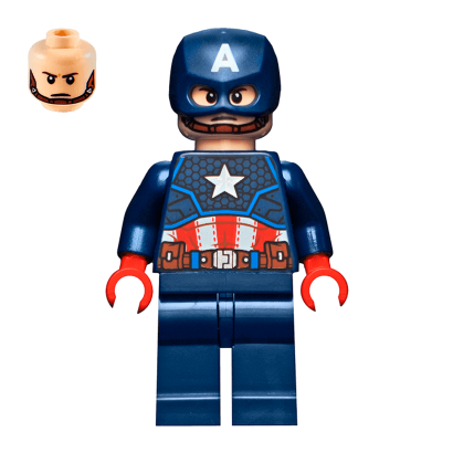 Фігурка Lego Captain America Super Heroes Marvel sh686 1 Новий - Retromagaz