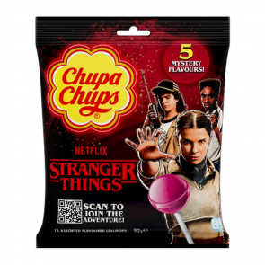 Леденцы Chupa Chups Stranger Things Netflix Очень Странные Дела Тайные Вкусы 120g - Retromagaz