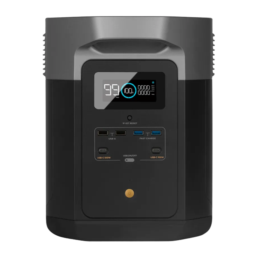Зарядное Устройство EcoFlow DELTA Max 1600 Black 1612 Wh 2000 W - Retromagaz
