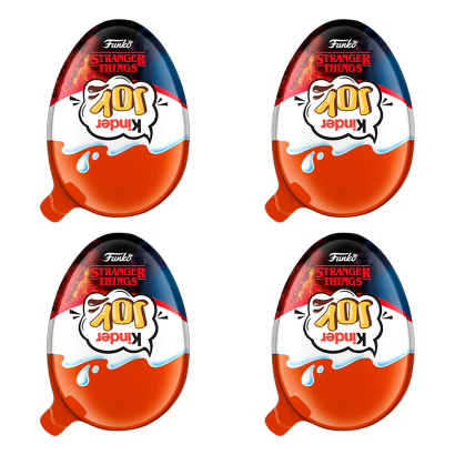Набір Шоколадне Яйце 4шт Kinder Joy Funko Pop Stranger Things 20g - Retromagaz