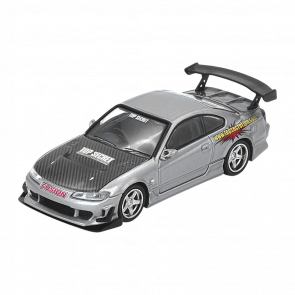 Машинка Premium INNO64 TOP SECRET Silvia (S15) 1:64 IN64-S15TS-SIL Silver - Retromagaz