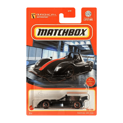 Машинка Большой Город Matchbox Radical Radical SR3 XXR Showroom 1:64 HVL13 Black - Retromagaz