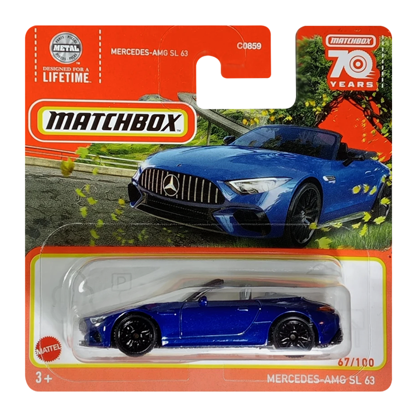 Машинка Велике Місто Matchbox Mercedes-AMG SL 63 Highway 1:64 HKW29/HLD46 Blue - Retromagaz