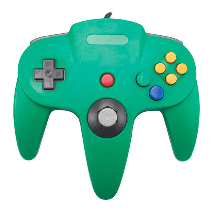 Геймпад Дротовий RMC N64 Green - Retromagaz