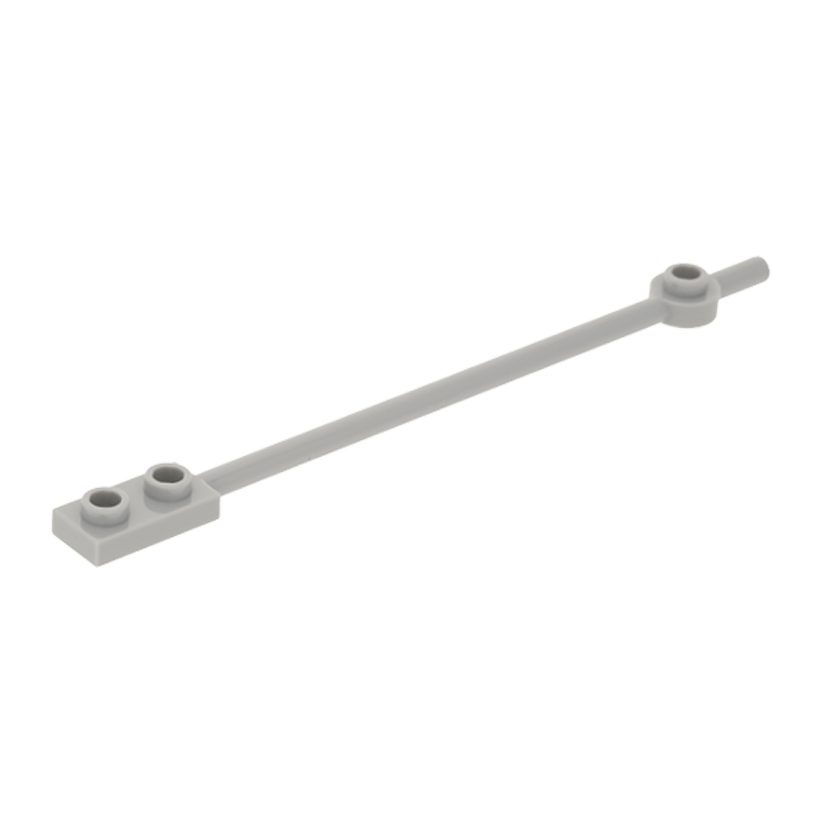 Стержень 4шт Lego З'єднувач 1 x 2 Plate End Hollow Studs and 1 x 1 Round 12L 99784 6010686 Light Bluish Grey Б/У - Retromagaz