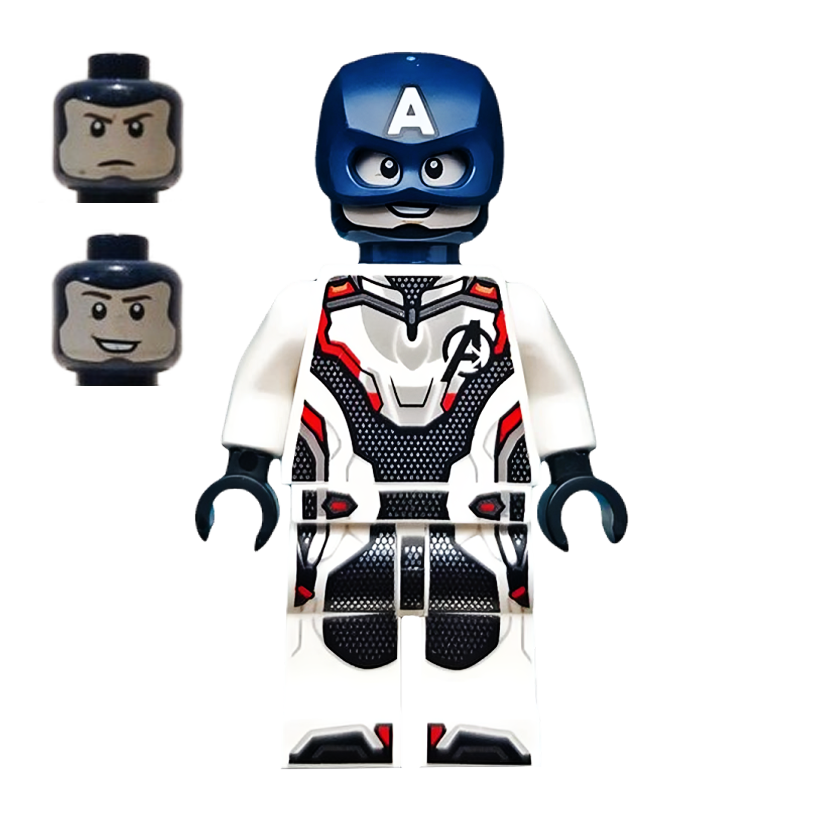 Фигурка Lego Marvel Captain America White Jumpsuit Helmet Super Heroes sh0560 Б/У - Retromagaz
