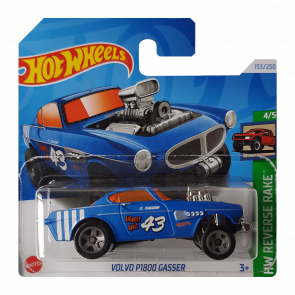 Машинка Базова Hot Wheels Volvo P1800 Gasser Reverse Rake 1:64 HTB92 Blue