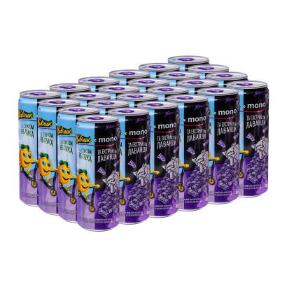 Набор Напиток Живчик х Monobank 2.0. Яблоко Лаванда 330ml - Retromagaz