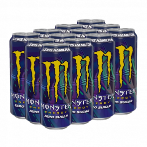 Набор Напиток Энергетический 12шт Monster Energy Lewis Hamilton Formula 1 Zero Sugar 500ml Набор Напиток Энергетический 12шт Monster Energy Lewis Hamilton Formula 1 Zero Sugar 500ml - Retromagaz