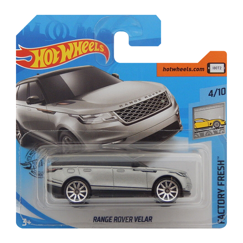 Машинка Базова Hot Wheels Range Rover Velar Factory Fresh 1:64 FYB37 Silver - Retromagaz