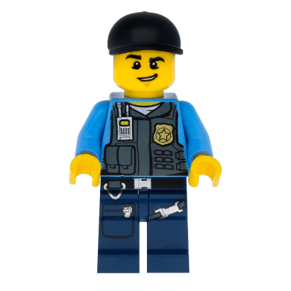 Фігурка Lego 973pb1350 Undercover Elite Officer 8 City Police cty0432 Б/У - Retromagaz