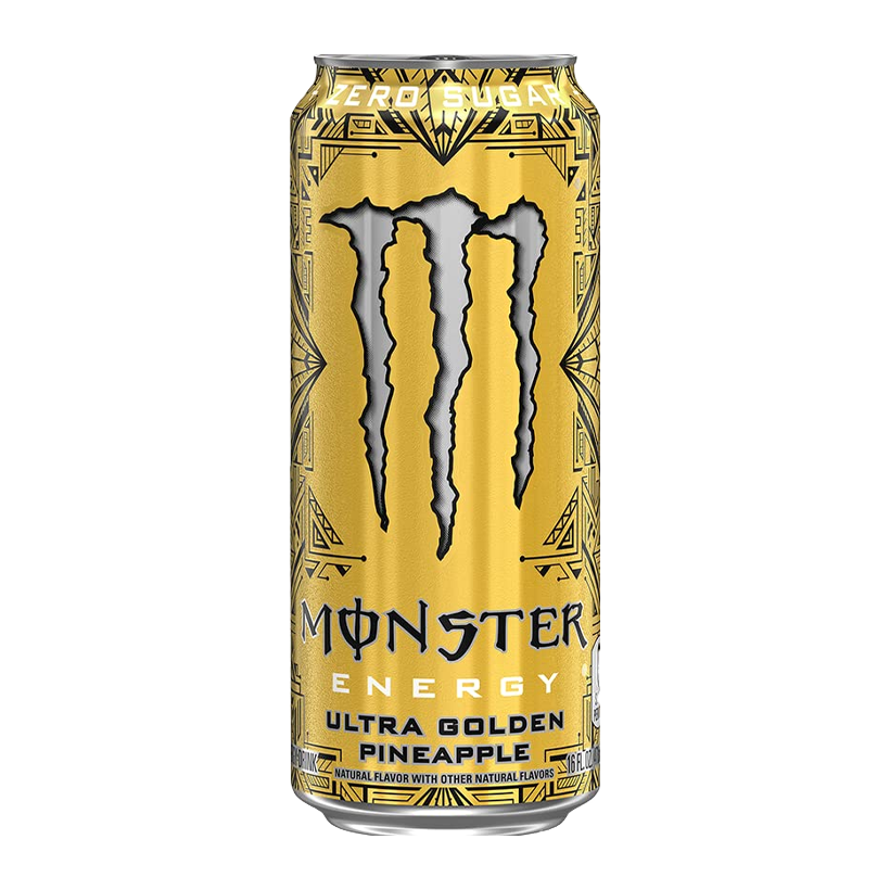 Напій Енергетичний Monster Energy Ultra Gold Pineapple 500ml - Retromagaz