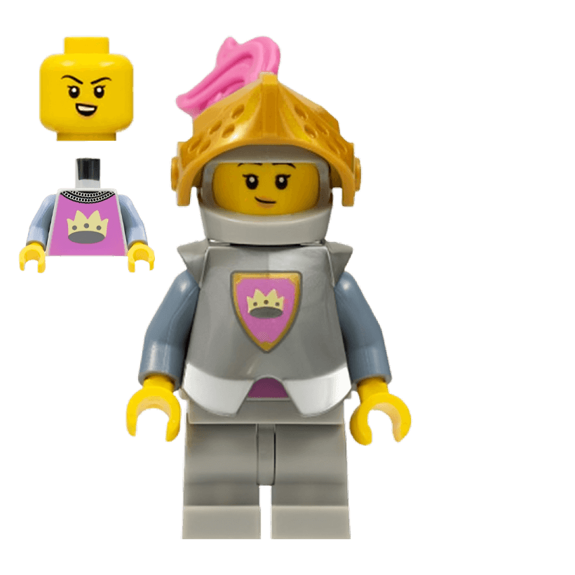 Фигурка Lego Series 23 Knight Yellow Castle Collectible Minifigures col23-11 col408 Б/У - Retromagaz
