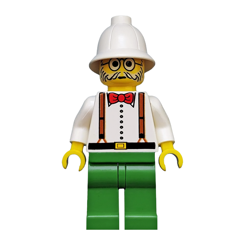 Фігурка Lego Adventurers Dr. Kilroy Dr. Charles Lightning Adventure adv006 Б/У - Retromagaz