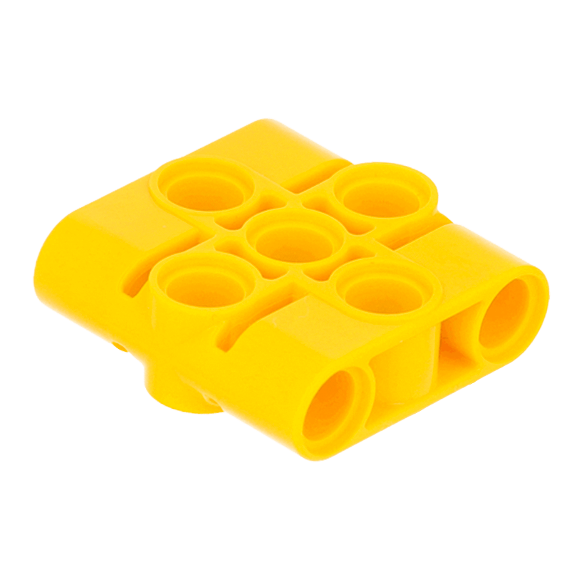 Technic 2шт Lego Соединитель Другое Block 1 x 3 x 3 2L 39793 6252654 Yellow Б/У - Retromagaz