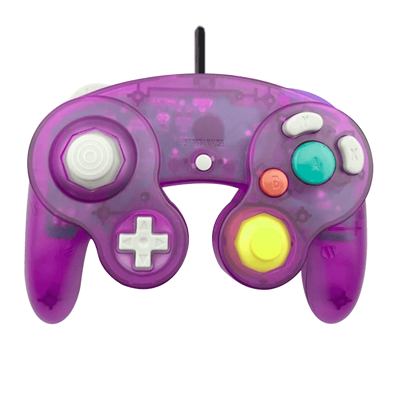 Геймпад Дротовий RMC GameCube Trans-Purple 1.7m Новий - Retromagaz