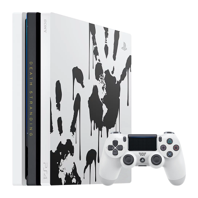 Консоль Sony PlayStation 4 Pro CUH-72xx Death Stranding Limited Edition 1TB White White Геймпад Б/У - Retromagaz
