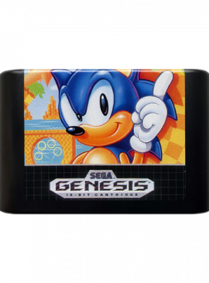 Гра Sega Mega Drive Sonic the Hedgehog USA Англійська Версія Тільки Картридж Б/У - Retromagaz