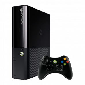 Набір Консоль Microsoft Xbox 360 E Freeboot 500GB Black + 5 Вбудованих Ігор Б/У  + Геймпад Бездротовий - Retromagaz