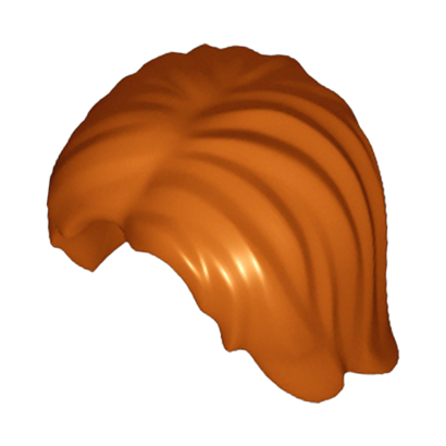 Волосся 2шт Lego Другое Mid-Length Tousled with Center Part Другое 88283 6006514 Dark Orange Б/У - Retromagaz